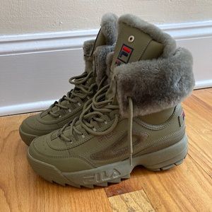 Fila Disruptor Shearling Boot